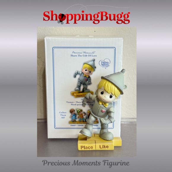 Precious Moments Wizard Of Oz Tinman ~ There Is No Place Like Home 154458 (1450) - Picture 1 of 15